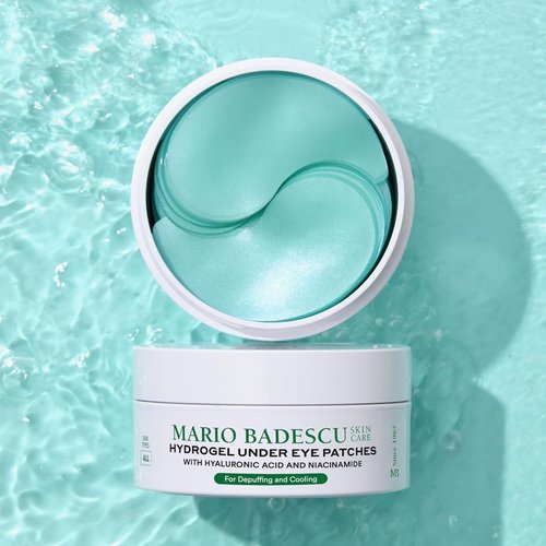 Mario Badescu Hydrogel Under Eye Patches - Hydrating Eye Masks for Dark Circles & Puffiness (30 Pairs)