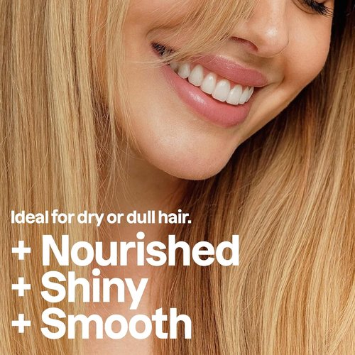 ATTITUDE Nourishing Hair Conditioner, For Dry and Damaged Hair, Naturally Derived Ingredients, Vegan Detangler, Dermatologically Tested, Grapeseed Oil and Olive Leaves, 8 Fl Oz