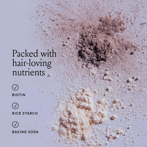 Billie Floof Dry Shampoo - Non-Aerosol Volumizing Powder for Dark Hair - 1.2 oz Size