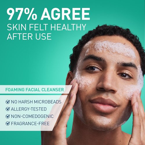 CeraVe Foaming Facial Cleanser - Daily Oil Control Face Wash with Hyaluronic Acid & Niacinamide | 8 Fl Oz