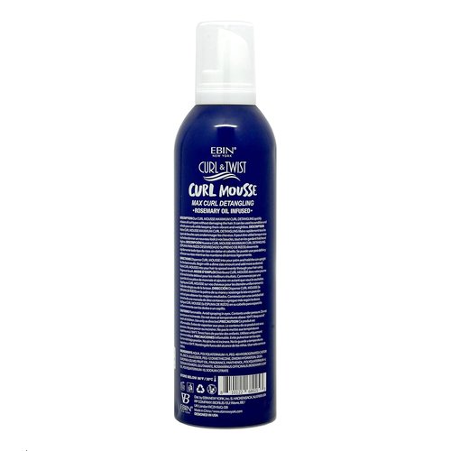 Curl & Twist Supreme Curl Detangling Mousse - 12.49 fl oz | Infused with Rosemary & Olive Oil for Moisture & Curl Definition