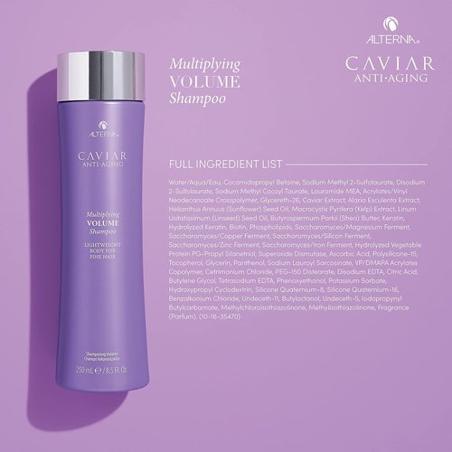 Alterna CAVIAR Anti-Aging Shampoo - Volume Boost for Fine, Limp Hair | Sulfate-Free Formula