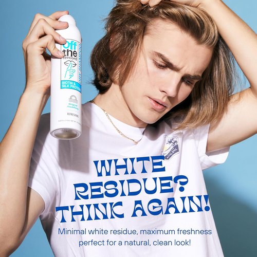 OFF THE RECORD Dry Shampoo - Original Freshfinity | Refresh & Strengthen Hair | Biotin & Silk Protein | 10.65 oz