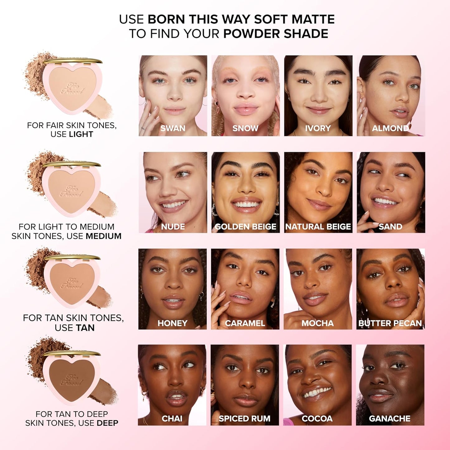 Too Faced Born This Way Setting Powder - Silky Smooth, Blurring Formula | Non-Comedogenic, 0.16 Ounce