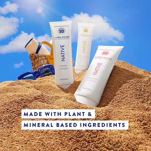 Native Tropical Breeze Body Sunscreen - SPF 30 Protection | 5 oz for All-Day Sun Defense