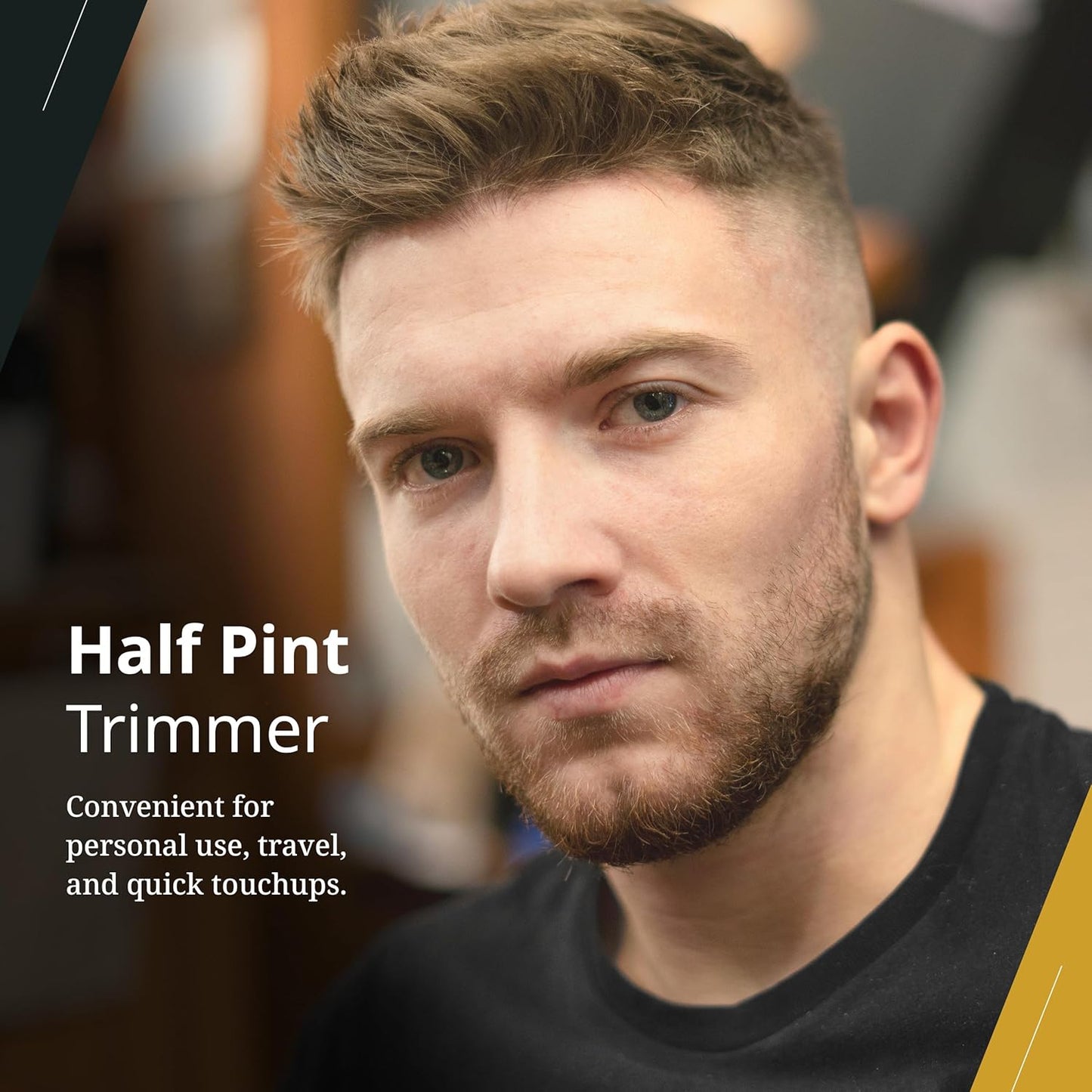 Wahl Professional Half Pint Trimmer - Compact & Lightweight Battery-Operated Design | Includes 2 Guides