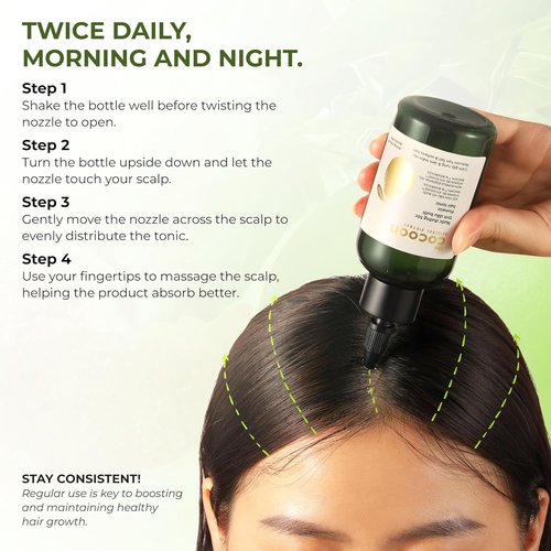 Cocoon Pomelo Grapefruit Oil Hair Tonic - Vegan Scalp Serum for Thinning & Damaged Hair | 4.73 fl oz