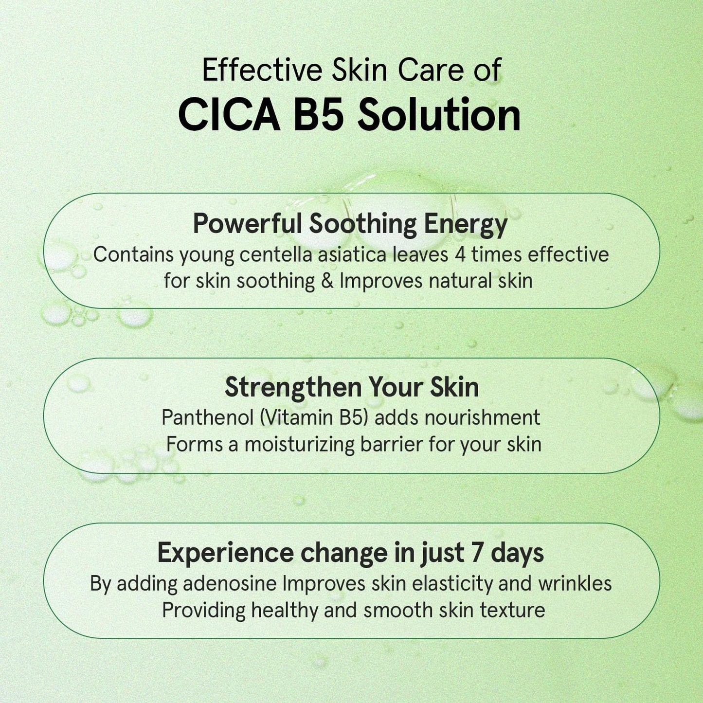 ONE THING Cica B5 calming Serum (1.69 fl.oz / 50ml), Korean Skincare, Panthenol Soothing, Hydration Boost for Sensitive Skin