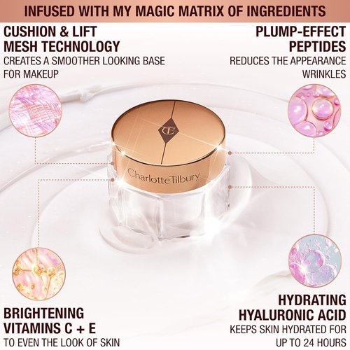 Charlotte Tilbury Mini Skin Care Set - Travel Size Glow Toner, Magic Serum & Cream for Radiant Skin