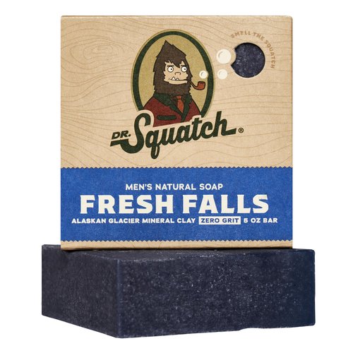 Dr. Squatch Natural Men’s Bar Soap - Cold Process Body Soap Bar with Natural Oils - Gifts for Men - Coconut Castaway, Fresh Falls, Cool Fresh Aloe, Grapefruit IPA & more (5 oz, 10-Pack)