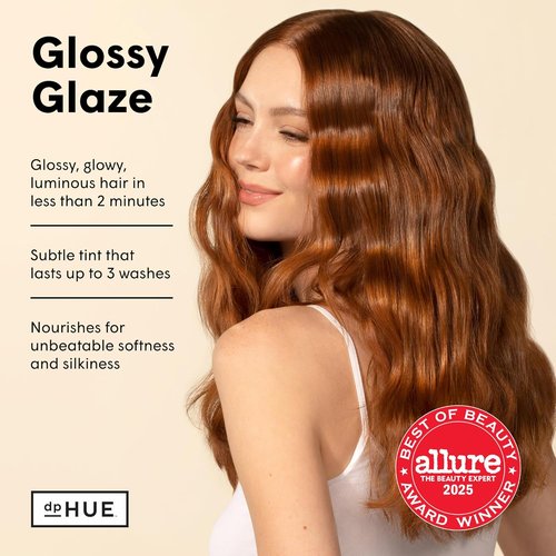 dpHUE Glossy Glaze - Caramel In-Shower Liquid Hair Gloss for Luminous Shine | Paraben & Sulfate Free