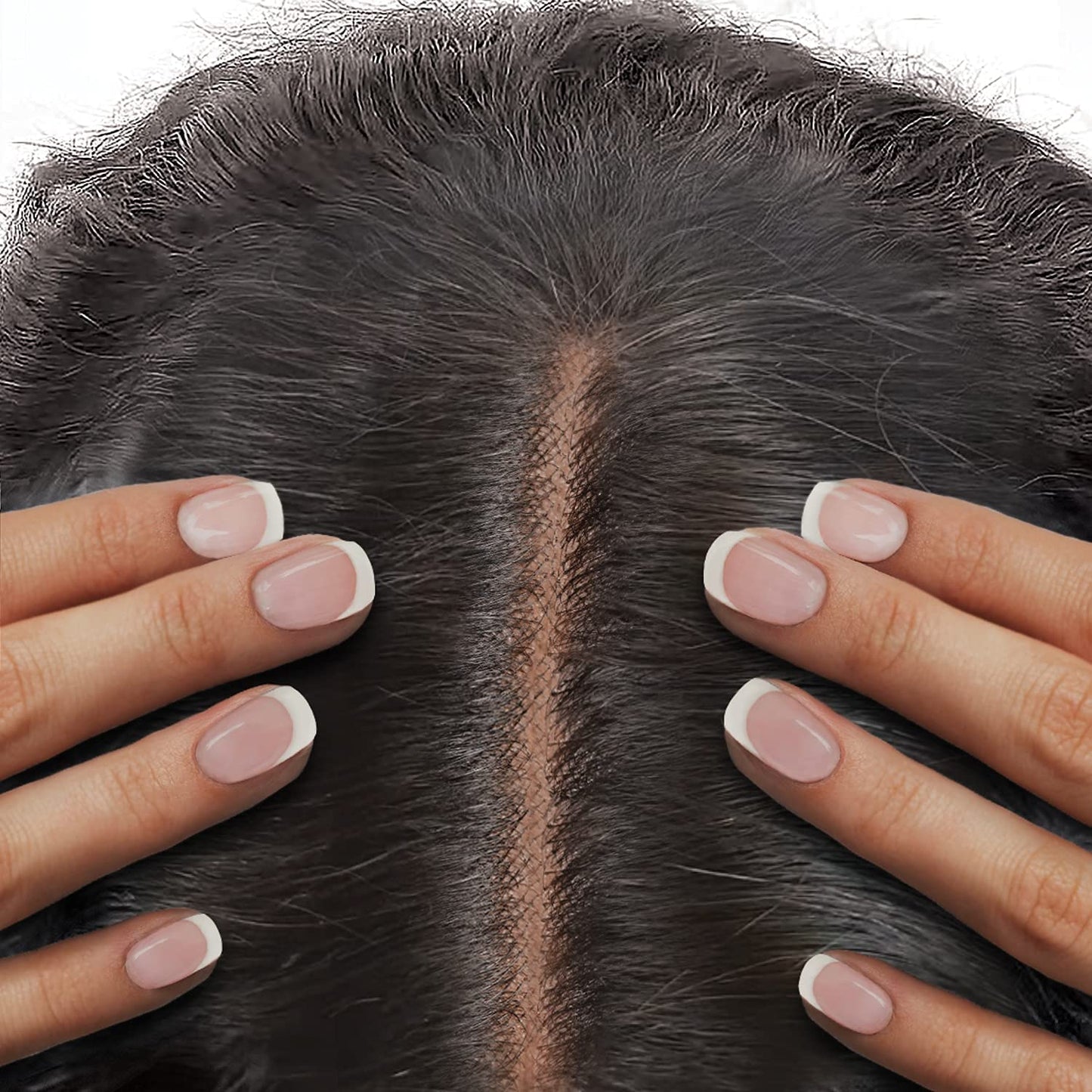 STUDIO LIMITED Lace Wig Grids and Knots Eraser Silicone Melting Tape, Bye Bye Lace Grid HD Natural Hide Cover Skinlike Durable Breathable Reusable Ultra-Thin Non-Slip Tape (Clear - 2 Pack)