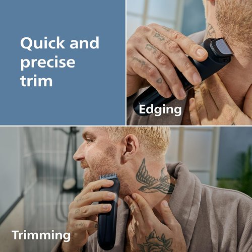 Philips Norelco Beard Trimmer 3000 - 100% Waterproof with 40 Length Settings & USB Charging, BT3620/40