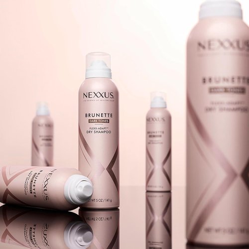 Nexxus Styling Refreshing Dry Shampoo Refresh Brunette Dark Tones Dry Shampoo Powered by Flexx-Adapt™ Technology and Infused with a Protein Complex 5 oz