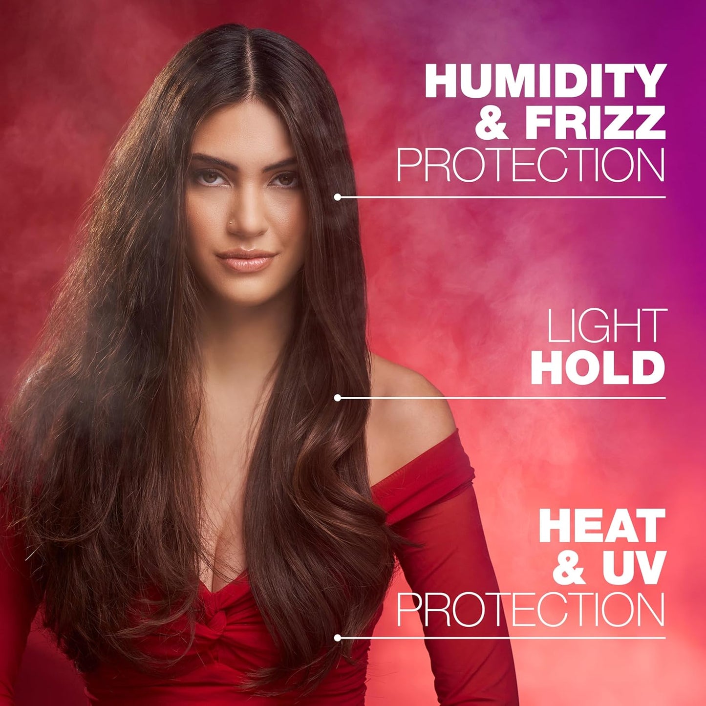 SexyHair Big Frizz Control Finishing Spray - Weatherproof, Lightweight, 72-Hour Humidity Resistance | Flexible Hold