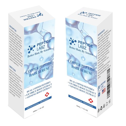 Regine Switzerland Copper Peptide Hair Serum - Dual Peptide Scalp Treatment with Licorice Root Extract