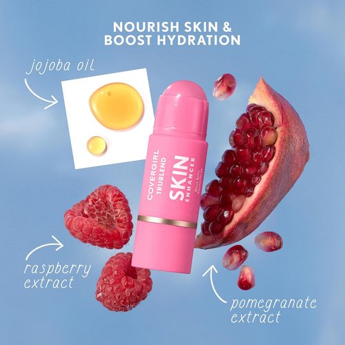 COVERGIRL Trublend Blush Balm Stick - Vegan Formula, Effortless Application, Non-Greasy | 245 Toasted Chai