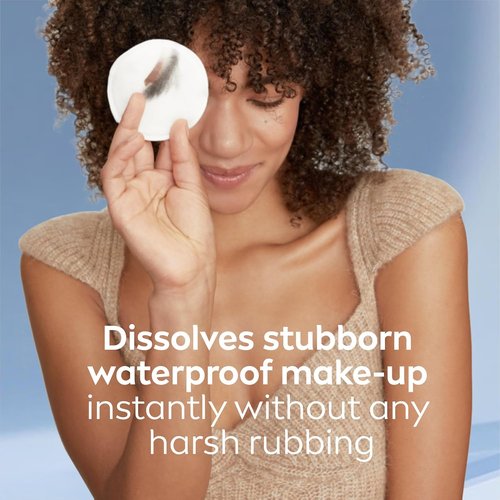 NIVEA Double Effect Eye Make-Up Remover - Gentle Formula for Effortless Makeup Removal | 6.7 Fl Oz