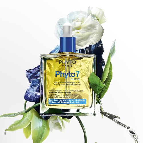 PHYTO Paris Universal Oil Sublimatrice 100ml - Nourishing Oil for Fine, Dry Hair - 99% Natural Ingredients