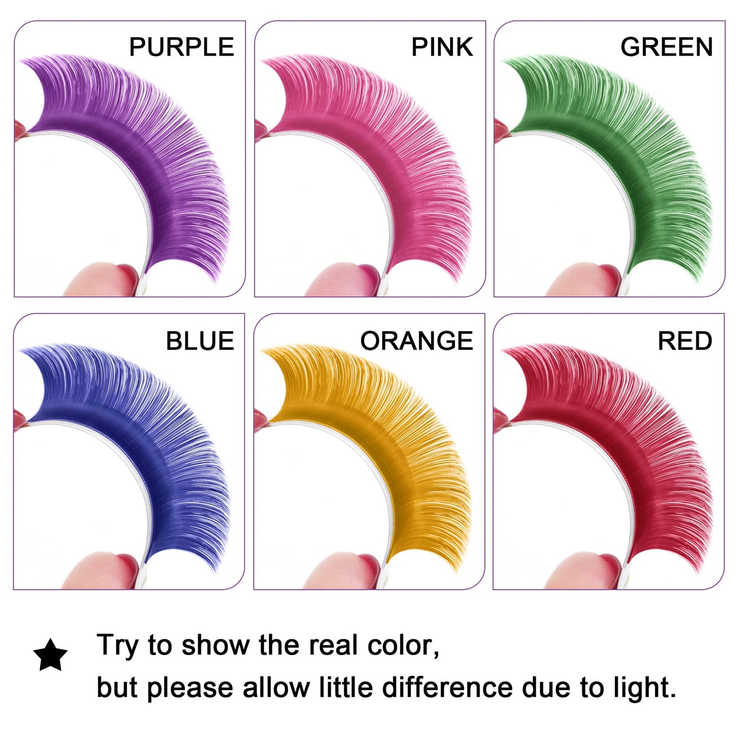 Colored Eyelash Extensions Orange Easy Fan Volume Lashes D-0.05-15-20 MIX Color Lashes Easy Fan Lashes Mixed Lash Tray C D Curl Volume Lash Extensions Salon Use by B&Q LASH(Orange-D-0.05,15-20MIX)