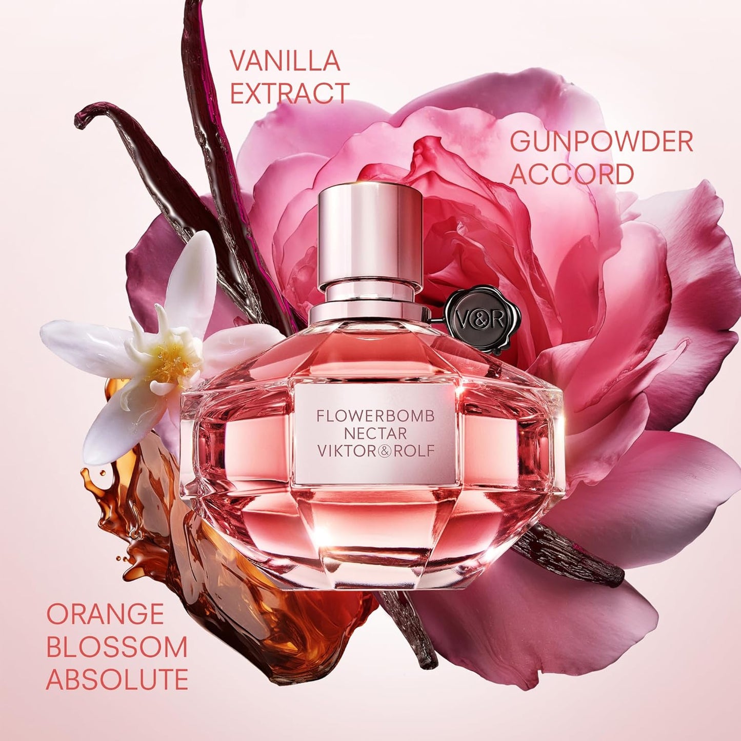 Viktor&Rolf - Flowerbomb Nectar Eau de Parfum - Floral & Spicy Women's Fragrance - Notes of Gunpowder & Vanilla
