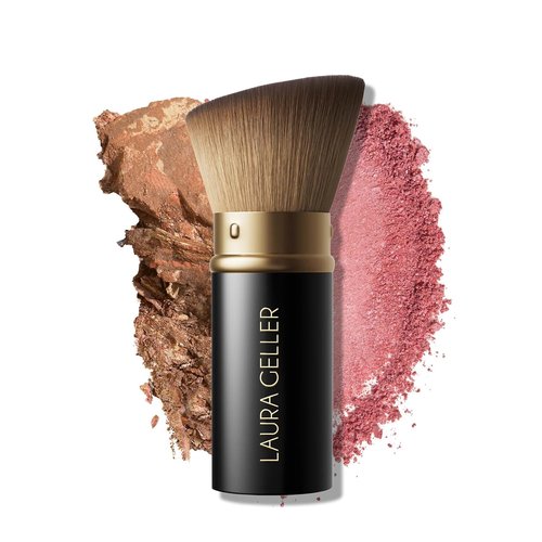 Laura Geller New York Retractable Angled Kabuki Brush - Professional, Cruelty-Free Makeup Tool
