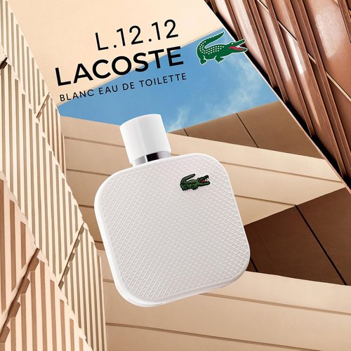Lacoste L.12.12 Blanc | Elegant 3-Piece Fragrance Set for Men - Fresh & Invigorating Scents
