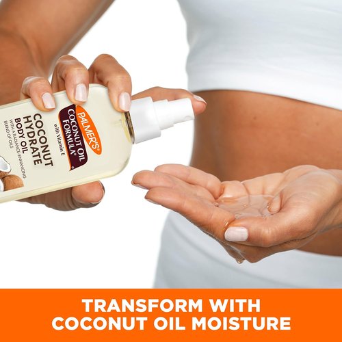 Palmer's Coconut Oil Formula Body Oil - Moisturizing Bath Oil with Green Coffee Extract | 5.1 Ounces