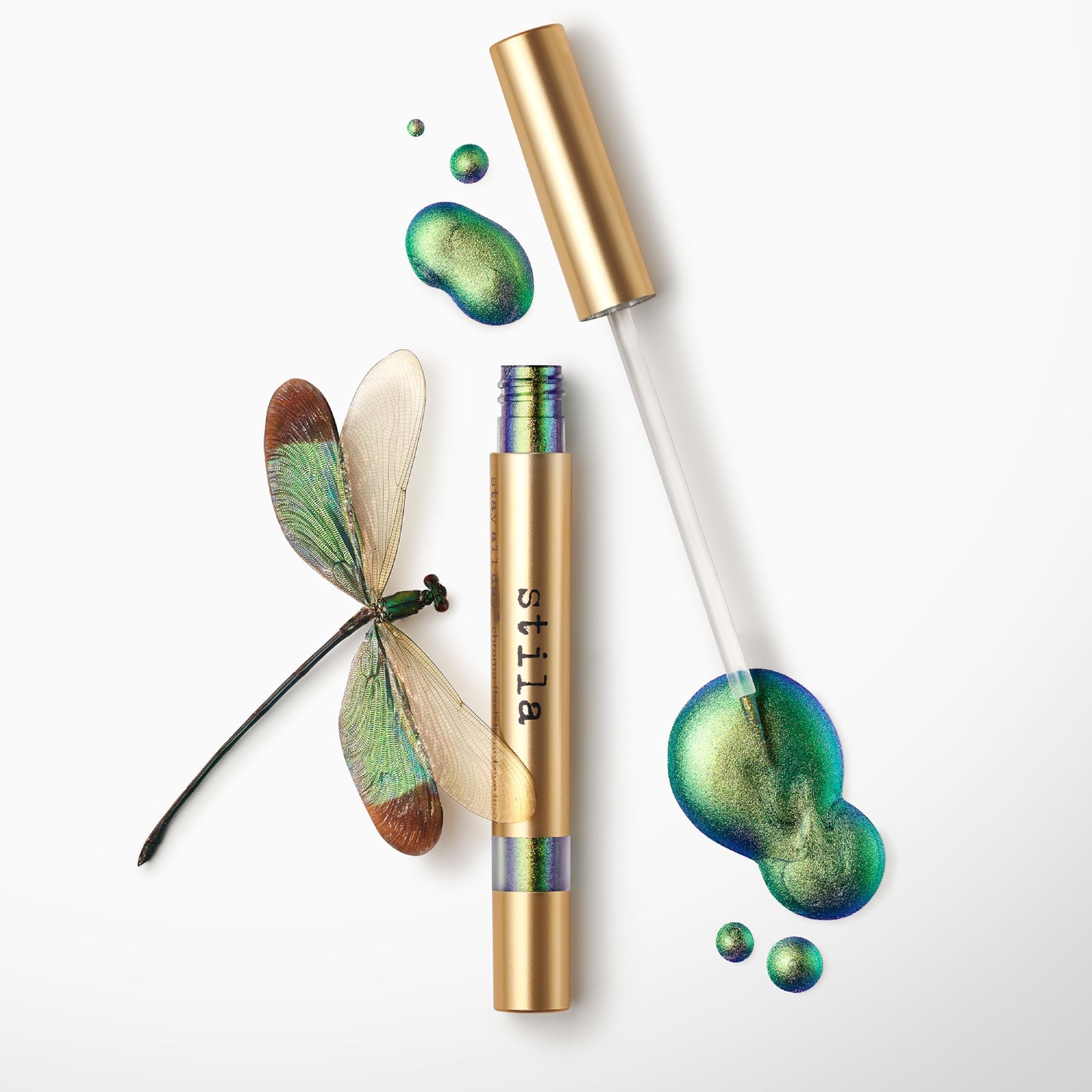 stila Stay All Day® Chroma-Flash Liquid Eye Liner | Long-Wear Shade-Shifting Metallic Liner with Chrome Finish | Smudge-Proof, Fade-Resistant | Precision Brush Tip | Bold, Multi-Dimensional Color