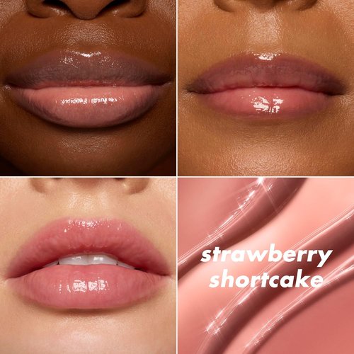 e.l.f. Glow Reviver Melting Lip Balm - Hydrating Tinted Balm for Glossy, Soft Lips | Vegan Strawberry Shortcake