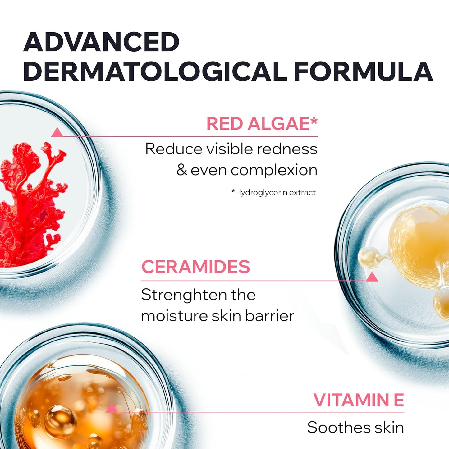 Uriage Roséliane Redness-Neutralizing Rich Face Care - Soothes & Nourishes with Red Algae, Ceramides & Shea Butter