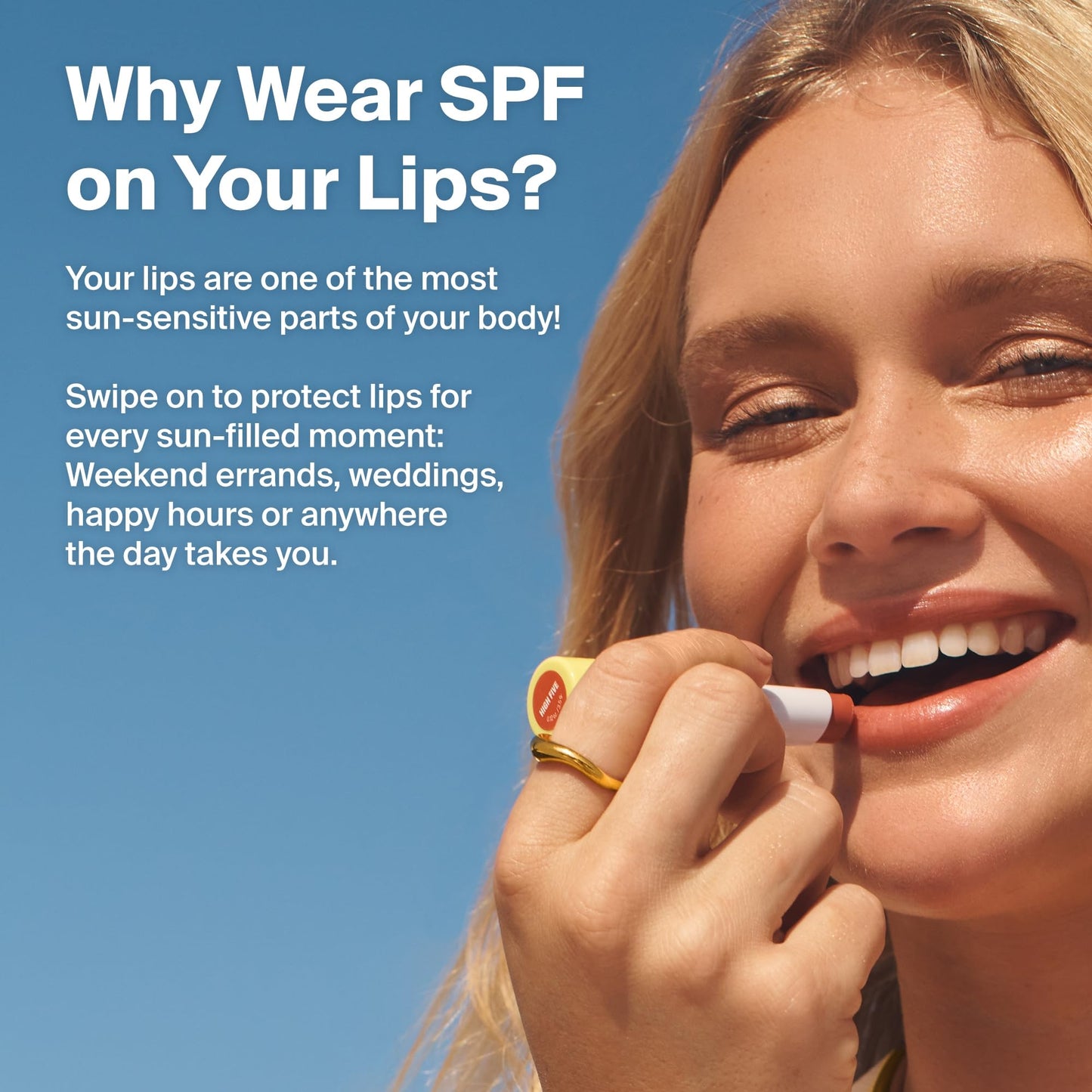 Supergoop! Lipshade 100% Mineral SPF 30 Hydrating Lipstick, Lucky Me (Rose) - Buildable, Bold Lip Color - Nourishes, Hydrates & Protects Lips - Natural Peppermint Flavor
