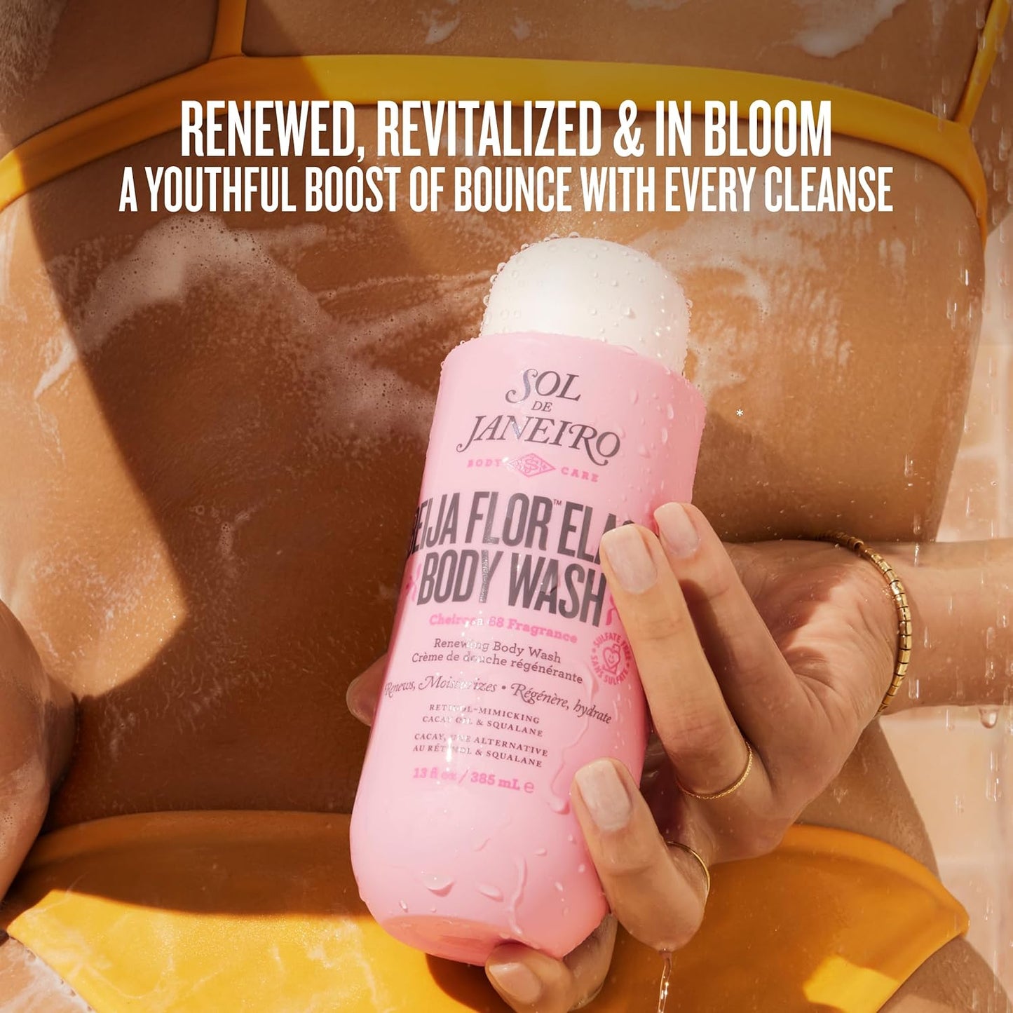 Sol de Janeiro Beija Flor Body Wash - Nourishing & Hydrating Formula for Soft Skin