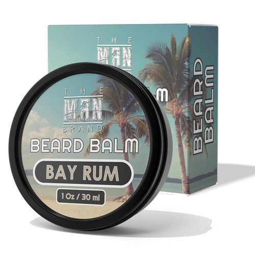 Bay Rum Beard Balm - Nourishing Leave-In Conditioner with Shea Butter & Beeswax | 1 oz