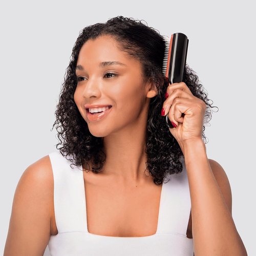 Diane Pro Nylon Pin Hair Brush - Effortless Detangling for Thick or Curly Hair | Perfect for Wet Styling