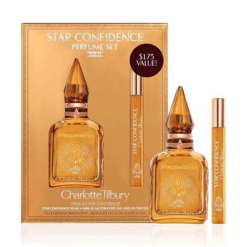 Charlotte Tilbury Star Confidence Eau De Parfum - Pheromone-Infused Blackcurrant & Jasmine Fragrance | Long-Lasting Floral Woody Aroma