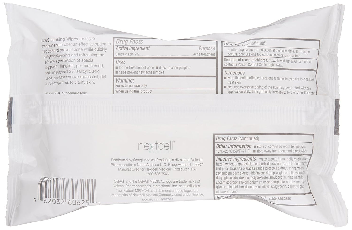 SUZANOBAGIMD Cleansing Wipes - On the Go Solution for Oily & Acne-Prone Skin | 25 Count