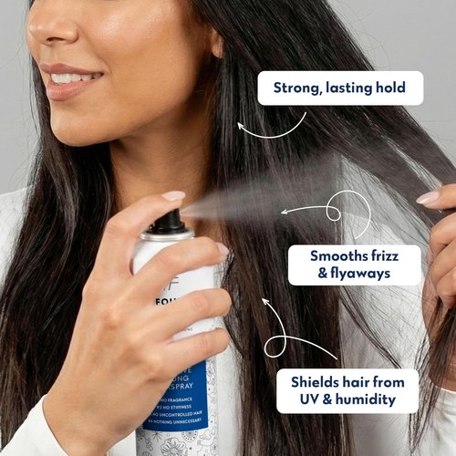 No Nothing Strong Hairspray - Fragrance-Free, Hypoallergenic Hair Spray for Sensitive Scalp | 7.5 oz