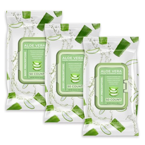 Body Prescription Makeup Cleansing Wipes - Gentle and Effective Face Wipes