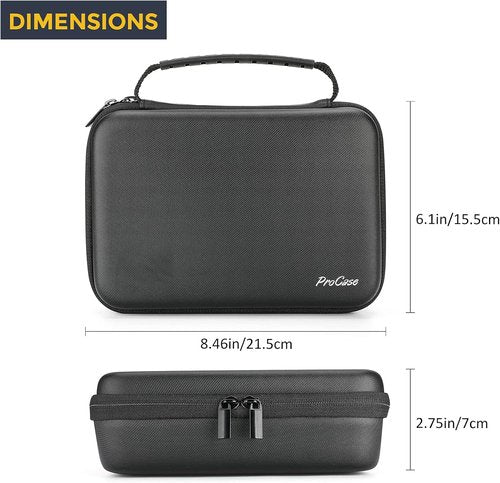 ProCase Hard Carrying Case for Norelco Multigroom Series 7000 | Protects Men's Electric Trimmer - Black