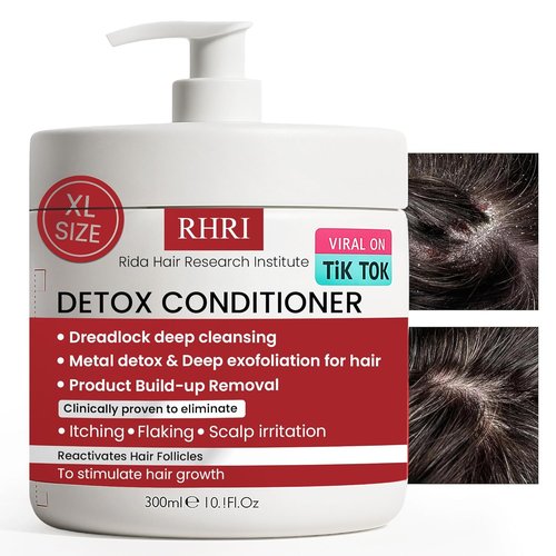 Regine Switzerland Detox Conditioner - Deep Cleansing for Damaged Hair | Heavy Metal Detox & Nourishing Scalp Care - 300ml