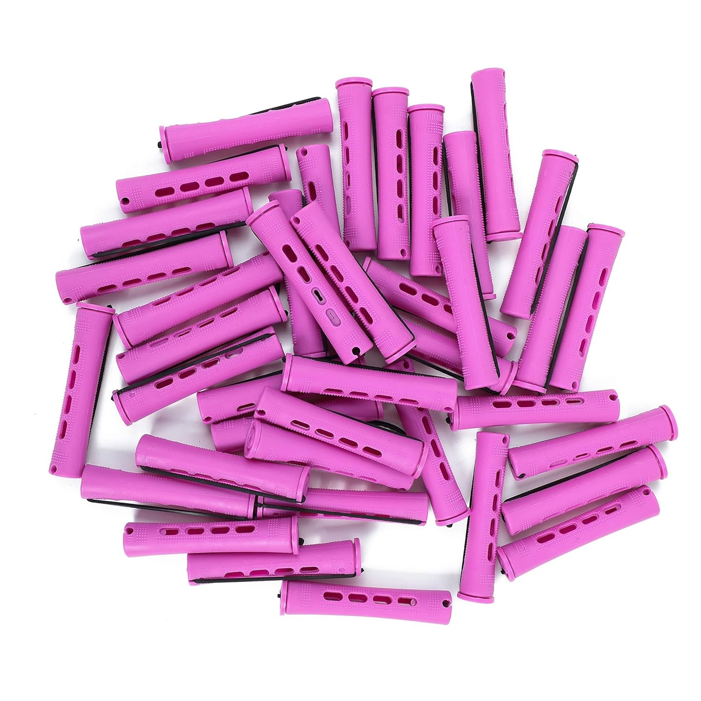 Skiennix 20-Piece Women's Perm Rods Set - Cold Wave Hair Rollers for All Hair Lengths | Purple