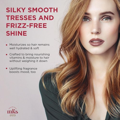 MKS Eco Nourish Shampoo & Hydrate Conditioner Set for Fine Hair | Moroccan Argan Oil, Vegan, 10 fl oz