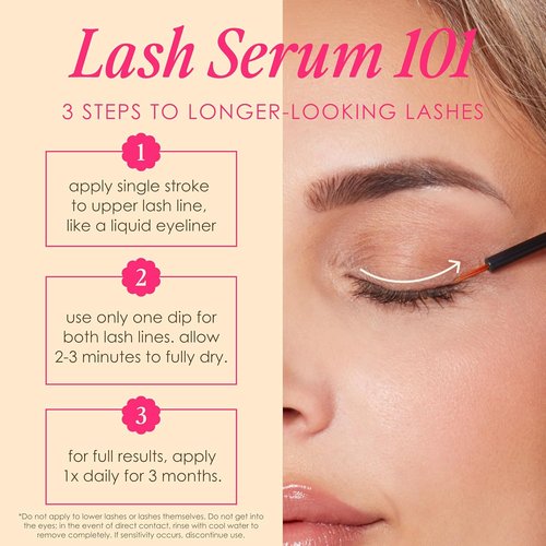 Grande Cosmetics GrandeLASH-MD Lash Enhancing Serum - Peptide & Vitamin Infused for Fuller, Thicker Lashes - Ophthalmologist Tested & Cruelty-Free