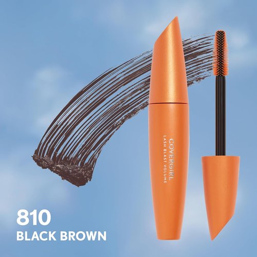 COVERGIRL Lash Blast Volume Mascara - Long-Wearing, Smudge-Proof, Cruelty-Free | Black Brown