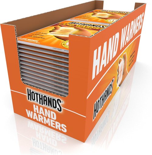 HotHands Hand Warmers - Natural Odorless Air Activated Heat - Lasts Up to 10 Hours - 40 Pair Pack