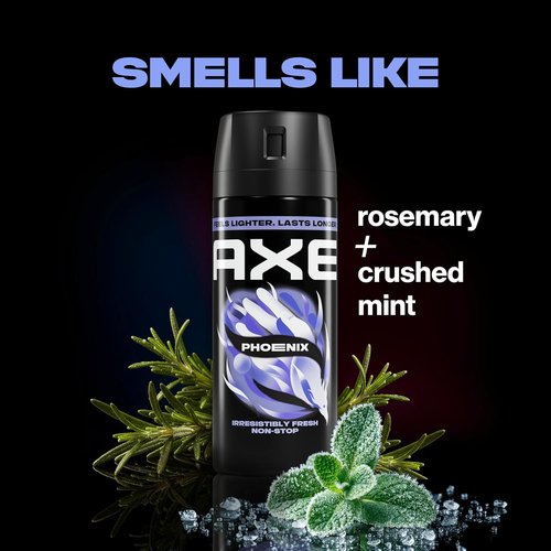 AXE Body Spray - Phoenix 48-Hour Freshness | Aluminum-Free, 3 Count, 2.9 oz Each