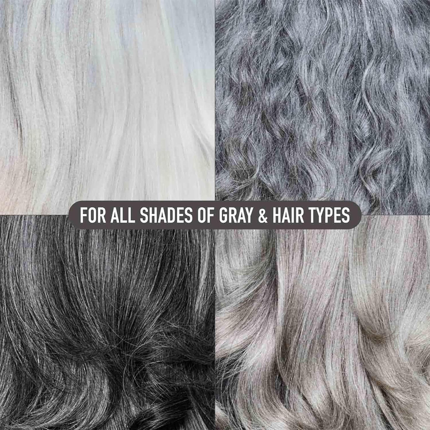 Smooth Harmony | Shine Infusing Conditioner for Gray, Silver & White Hair - Silicone-Free Formula with Hyaluronic Acid & Rice Protein, 9.29 oz