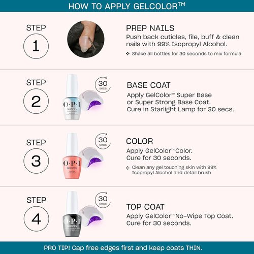 OPI GelColor Nail Polish - Nude & Brown Shades | Salon-Quality Shine, Long-Lasting Wear | 0.5 Fl Oz