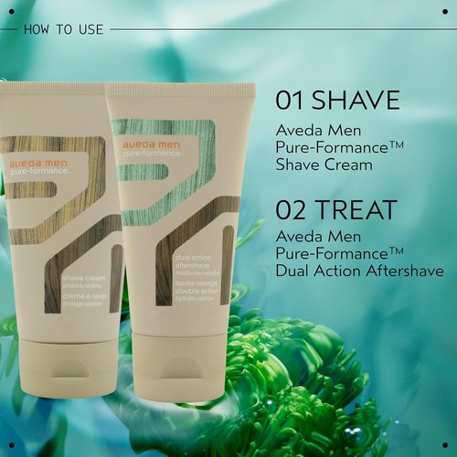 Aveda Men Pure-Formance Aftershave - 2-in-1 Moisturizer with Spearmint for All Skin Types | 2.5 Fl Oz